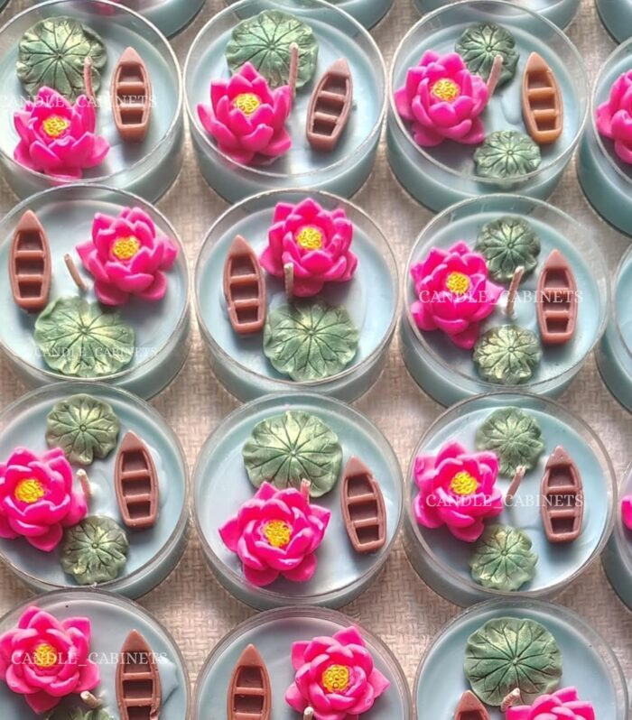 CANDLE CABINETS Lotus Pond Scented Candle Gift Set - 5 PCS