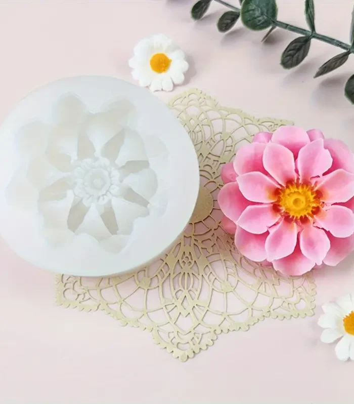 Lotus Flower New Candle mould - H
