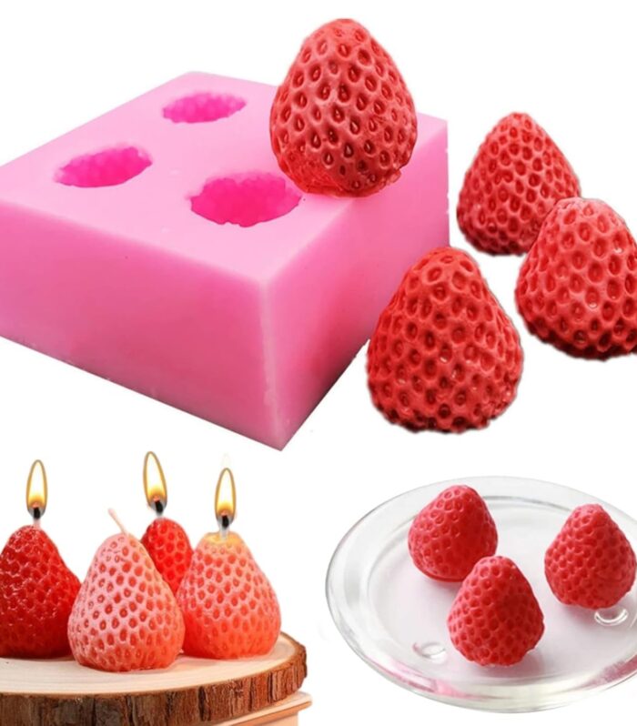 4 cavity Strawberry mold