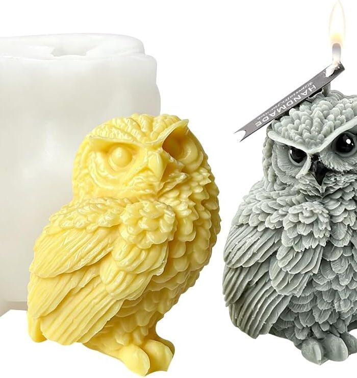 Owl Shape Candle Mold