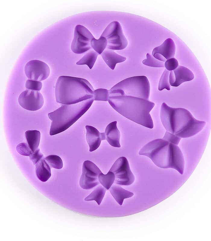 Bow knot Silicone Mold A Small - White