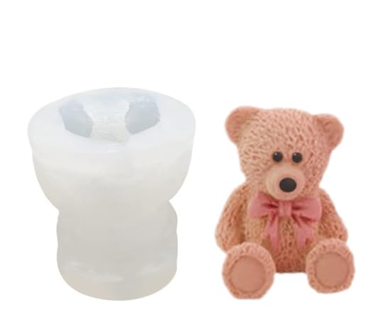 Bear with Bow Mold