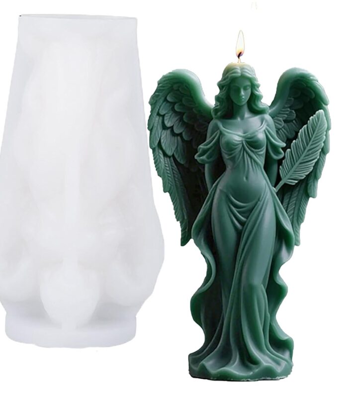 Winged Angel Girl Silicone Mold