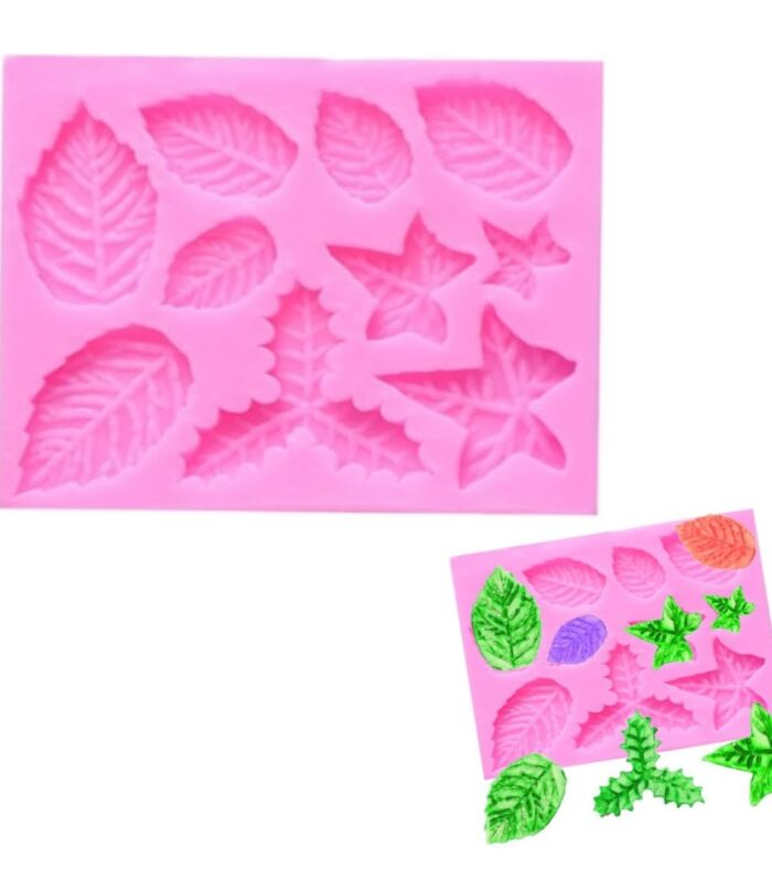 Leaf Fondant Mould 10 Mini Sizes