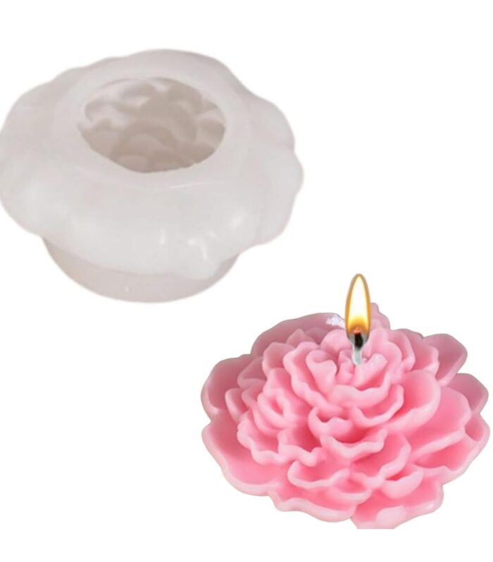 Lotus Flower New Candle mould - D