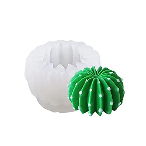 Round Cactus Shape Candle Mold