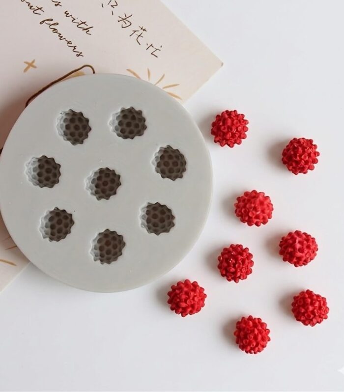 8 cavity Raspberry Mold