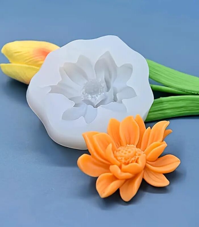 Lotus Chrysanthemum Silicone Mould