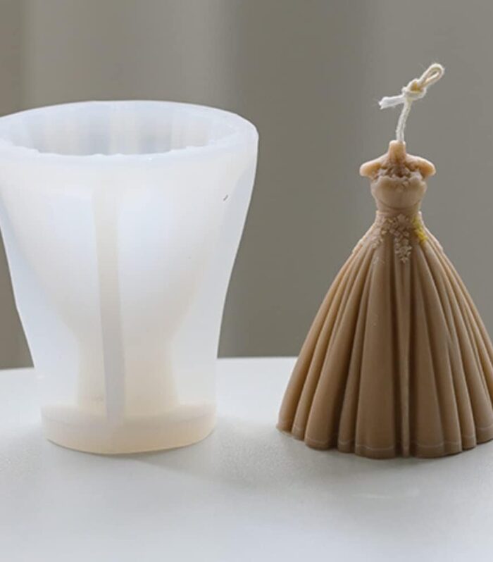 Women Wedding Dress Silicone Mould A