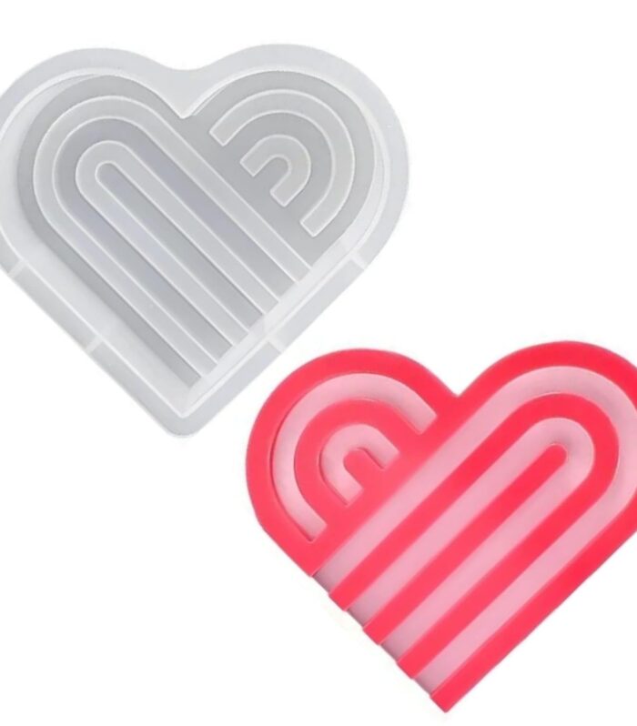 Heart Arch Rainbow Mold - Stripped Love Heart