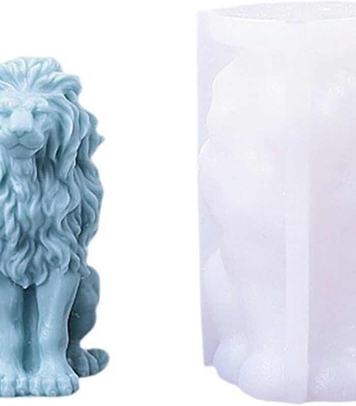 3D Lion Candle Mold