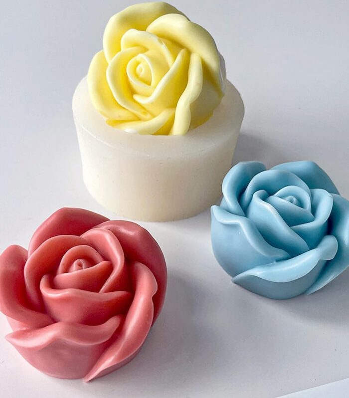 Rose Shape Candle Mold
