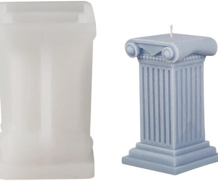 Greek Roman Iconic Column Candle Mould