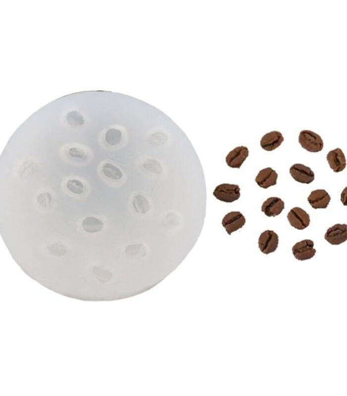 Real Coffee Bean-Shaped Silicone Mold