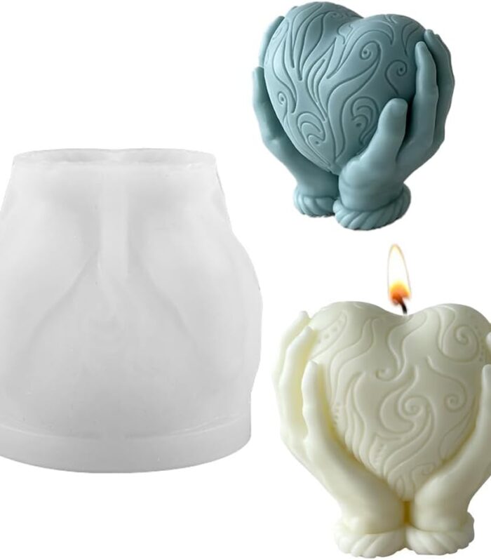 Love Heart Shape on Hand Mold