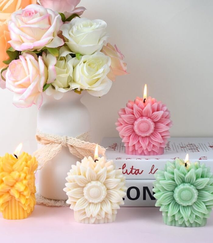 3D Sunflower shape Silicone Mold Large