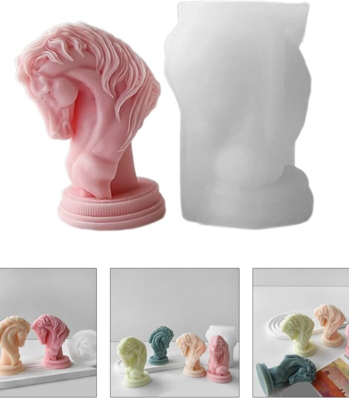 Horse Head Shape Candle Mold
