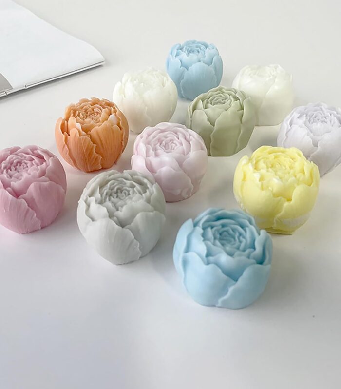 Small Rose Bud Candle - Blooming Rose