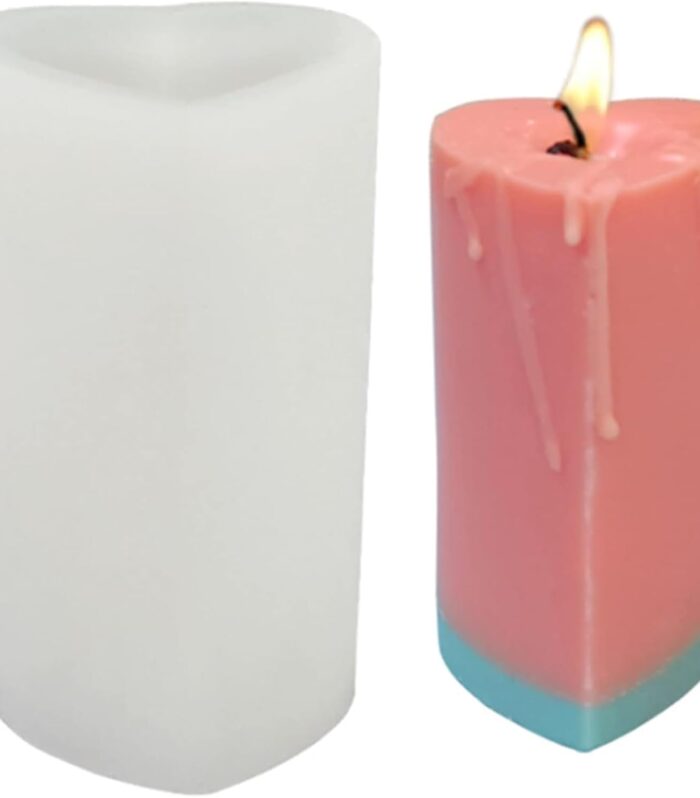 Heart Shape Love Cylinder Pillar Mold