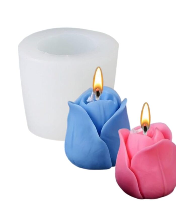 Tulip Rose Bud Flower Shape Mold - C