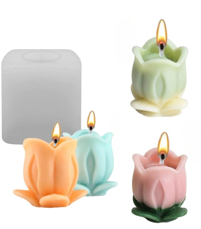 Tulip Rose Bud Flower Shape Mold