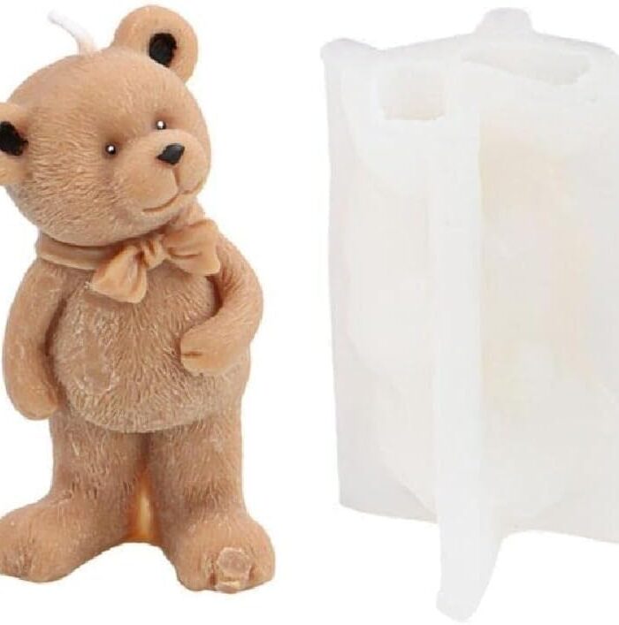 Teddy Bear Candle Mould Standing K