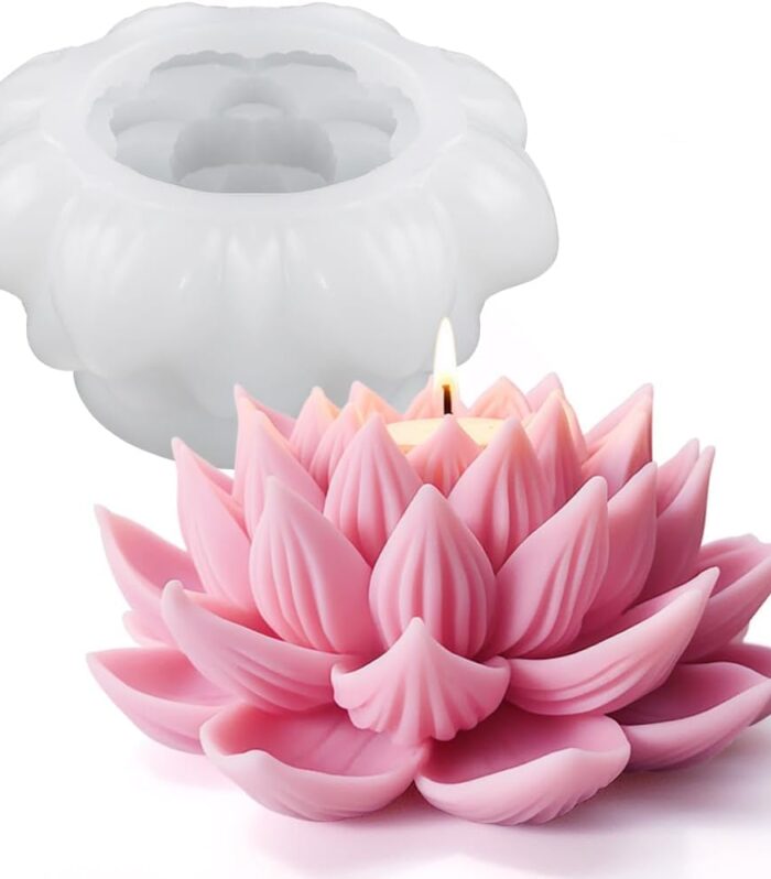 Lotus Flower New Candle mould - A