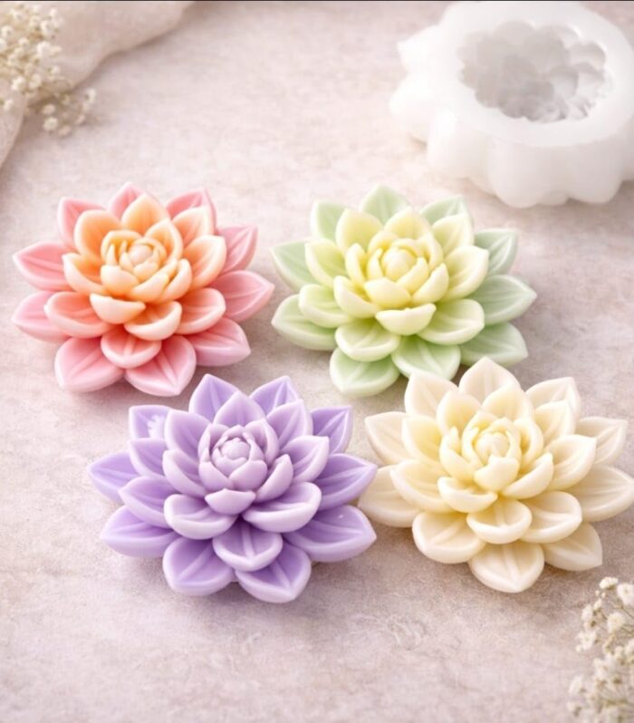 Lotus Flower New Candle mould - I
