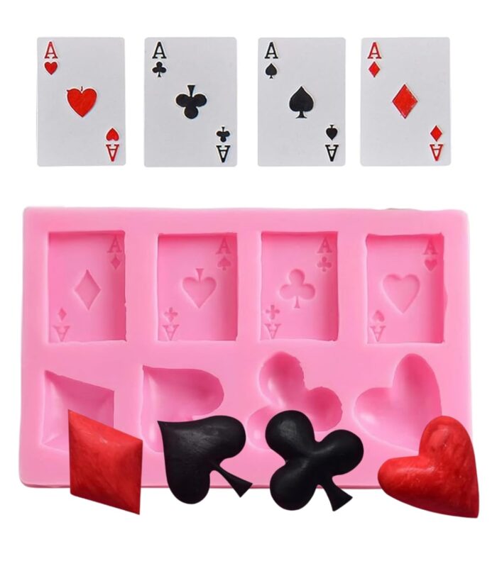 Poker Playing Card Shape Mold