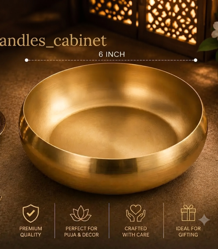 6 inch metal bowl premium polish