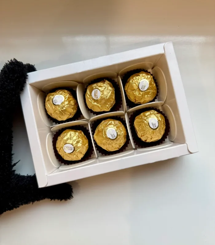 White 6 Cavity Box I Ladoo I Mini Bubble I Urli Candle - Pack of 10