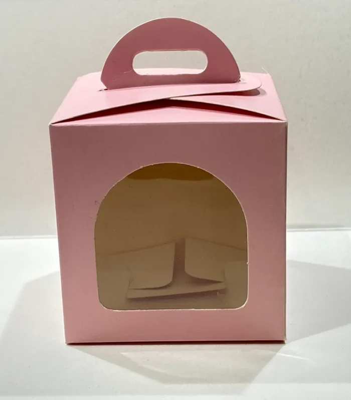 CANDLE BOX JAR CANDLE - 10PCS - PINK